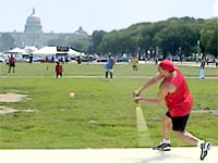 Stickball on the National Mall