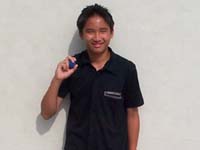 Sammy Nguyen won the 13 and under competition
