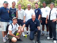 NYC's Bravest took the opening 2001 Stickball Classic longball competition.