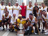 <font size=-1>The Gold came and conquered, defeating the San Diego Knights in this year's  Labor Day tournament</font>