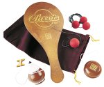 Wooden top, yo-yo & paddleball set